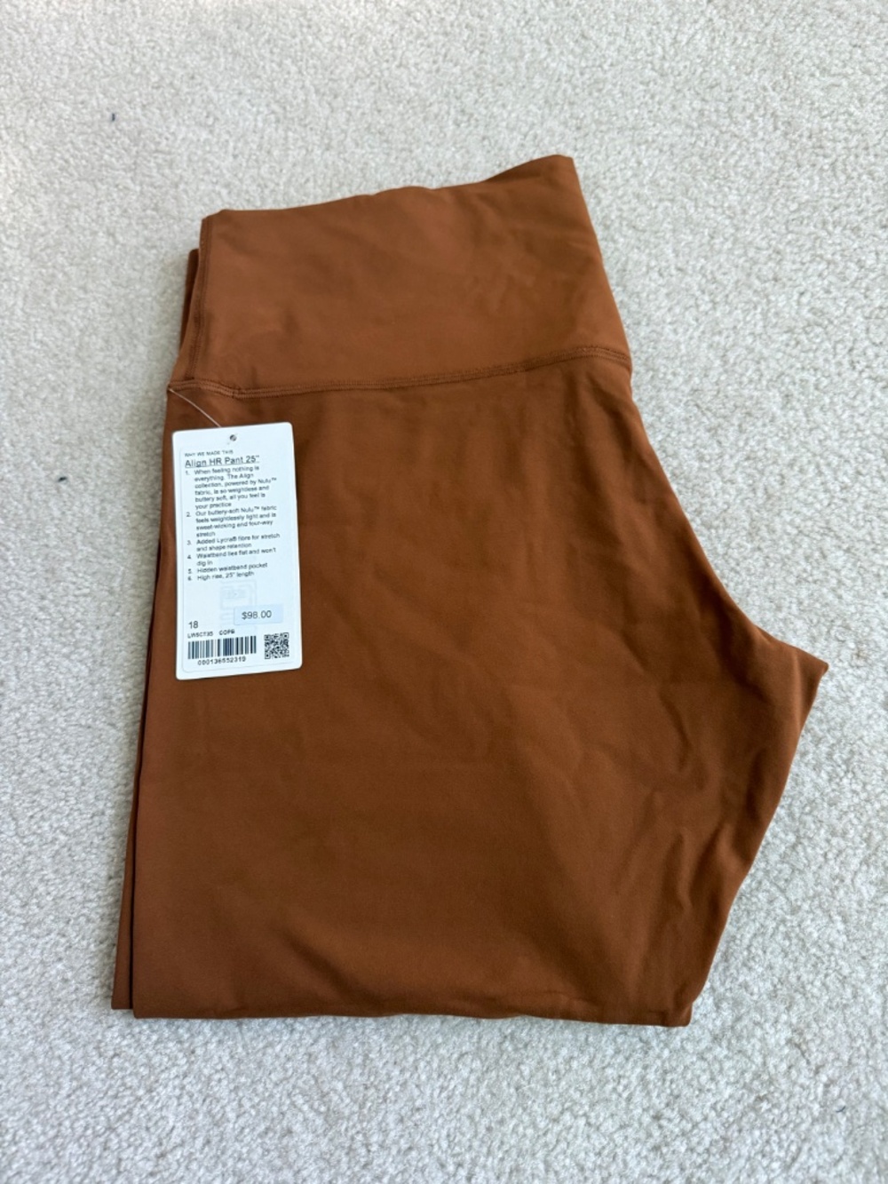 NWT Align hr 25" leggings Sz 18 - Picture 3 of 3